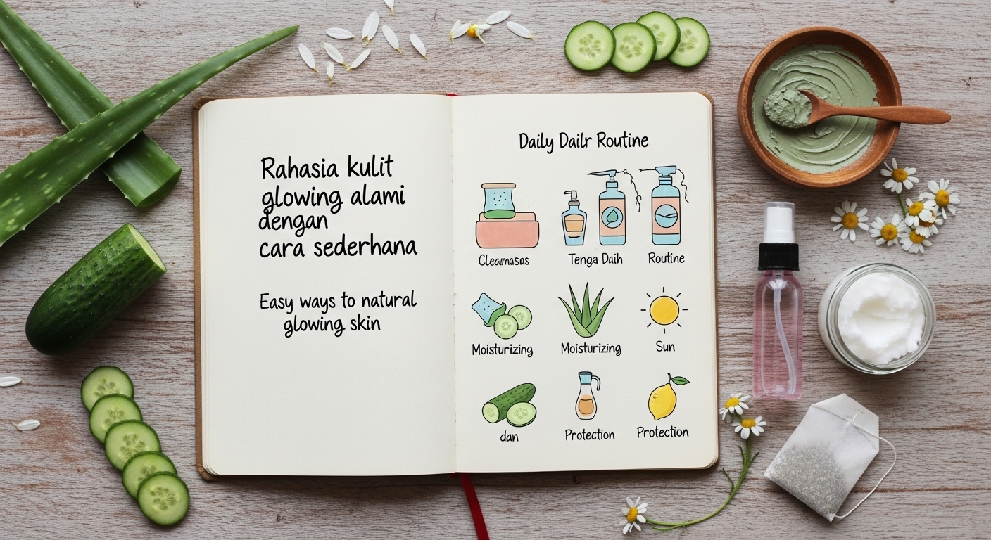 10 Tips Mendapatkan Kulit Glowing Alami Tanpa Skincare Mahal